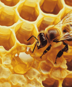 Bee-Inspired Honey Diamond Painting