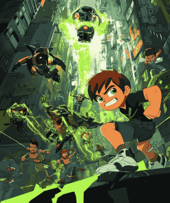 Ben 10 Cartoon Diamond Painting