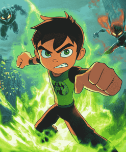 Ben 10 Cartoon Series Diamond Painting