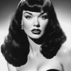 Bettie Page Vintage Model Diamond Painting