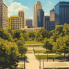 Bicentennial Park Columbus Views Diamond Painting