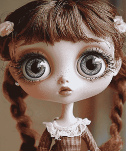 Big Eyes Cartoon Doll Diamond Painting