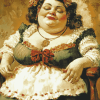 Big Woman Antiques Diamond Painting