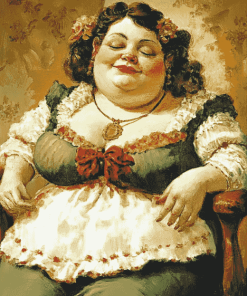 Big Woman Antiques Diamond Painting