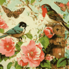 Birds and Blooms Diamond Painting