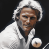 Bjorn Borg Tennis Legend Diamond Painting