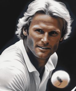 Bjorn Borg Tennis Legend Diamond Painting