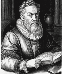 Black And White Gerardus Mercator Diamond Painting