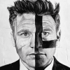 Black And White Gordon Ramsay Diamond Painting