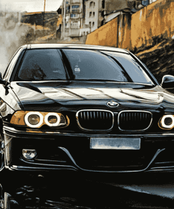 Black BMW 535i Sedan Diamond Painting