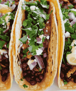 Black Bean Tacos Delight Diamond Painting