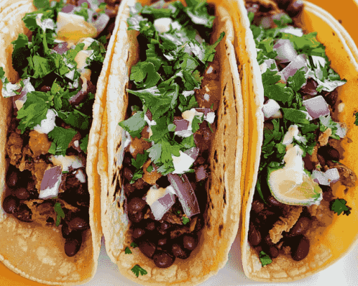 Black Bean Tacos Delight Diamond Painting