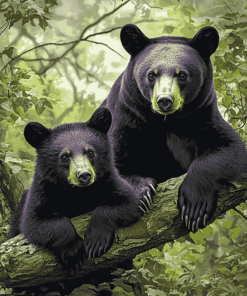 Black Bear Diamond Painting