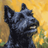 Black Cairn Terrier Puppy Diamond Painting