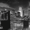 Black White Brooklyn Bridge Diamond Painting