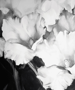 Black and White Flower Diamond Painting