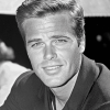 Black and White George Peppard Diamond Painting