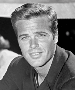 Black and White George Peppard Diamond Painting