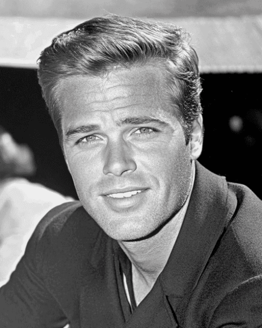 Black and White George Peppard Diamond Painting