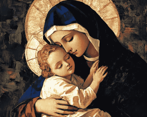 Blessed Mother Classic Diamond Painting