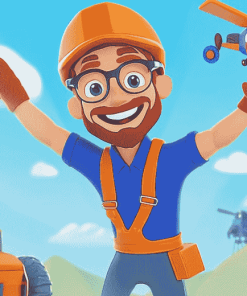 Blippi Animation Art Diamond Painting