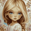 Blond Fairy Girl Diamond Painting