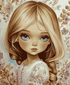 Blond Fairy Girl Diamond Painting