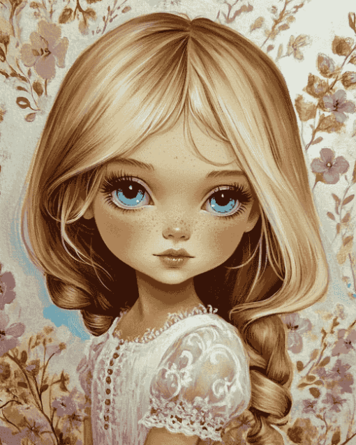 Blond Fairy Girl Diamond Painting