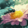 Blossoms and Flies Diamond Painting