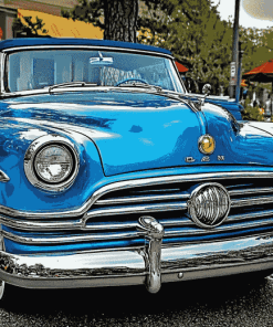 Blue Mercury Convertible Diamond Painting