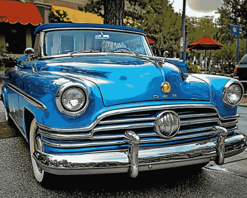 Blue Mercury Convertible Diamond Painting