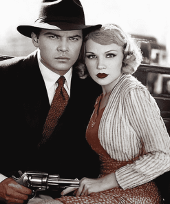 Bonnie And Clyde Film Diamond Painting