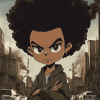 Boondocks Anime Stars Diamond Painting