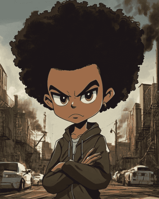 Boondocks Anime Stars Diamond Painting