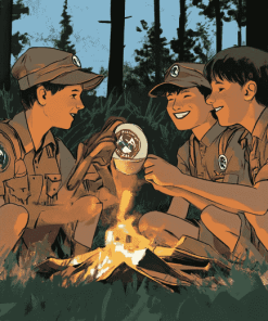 Boy Scouts Animated Diamond Painting