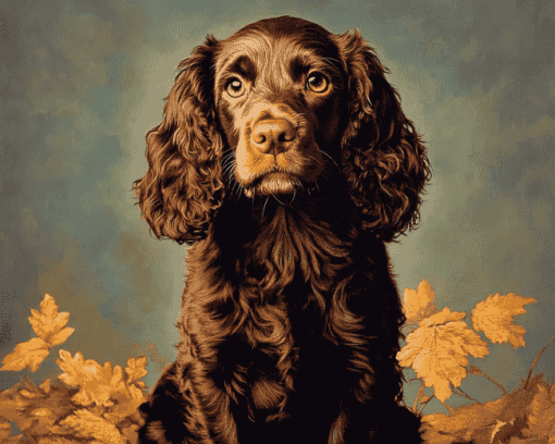 Boykin Spaniel Puppy Dogs Diamond Painting