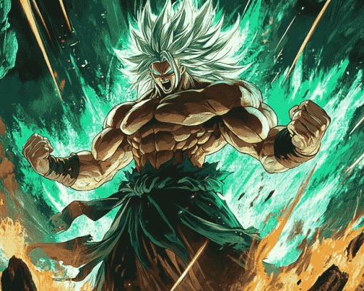 Broly Dragon Ball Anime Diamond Painting