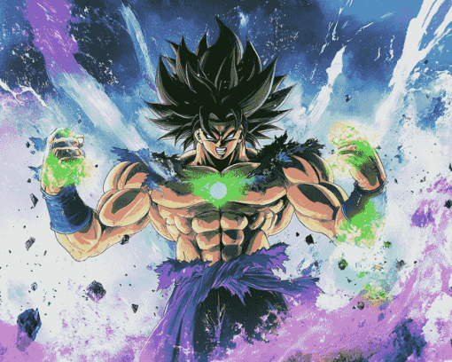 Broly Dragon Ball Anime Diamond Painting