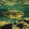 Brown Trout Underwater Diamond Painting