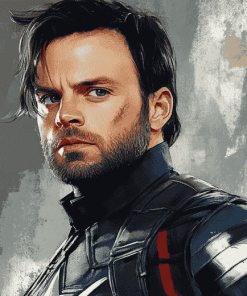 Bucky Barnes Celebrity Diamond Painting