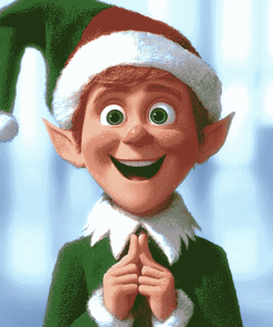 Buddy the Elf Christmas Movie Diamond Painting