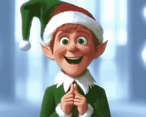 Buddy the Elf Christmas Movie Diamond Painting