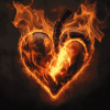 Burning Heart Animation Diamond Painting