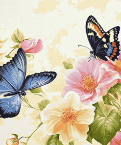 Butterflies and Roses Diamond Painting