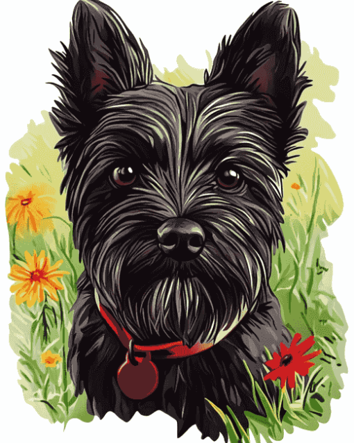 Cairn Terrier Puppy Diamond Painting