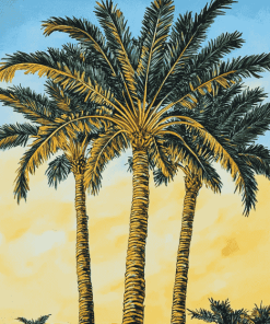 California Palm Trees Diamond Painting