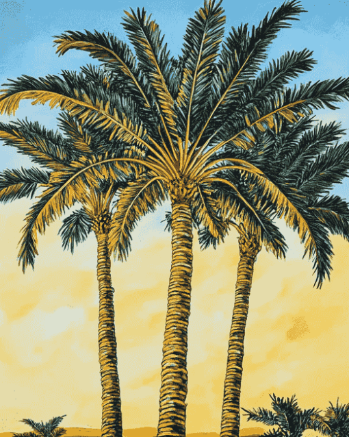 California Palm Trees Diamond Painting