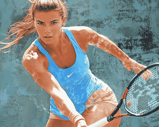 Camila Giorgi Tennis Star Diamond Painting