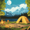 Camping Adventure Diamond Painting