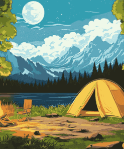 Camping Adventure Diamond Painting